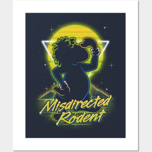 Retro Misdirected Rodent Posters and Art